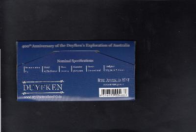 Beschrijving: 5 Dollar SHIP DUYFKEN ORIGINAL PACKACE